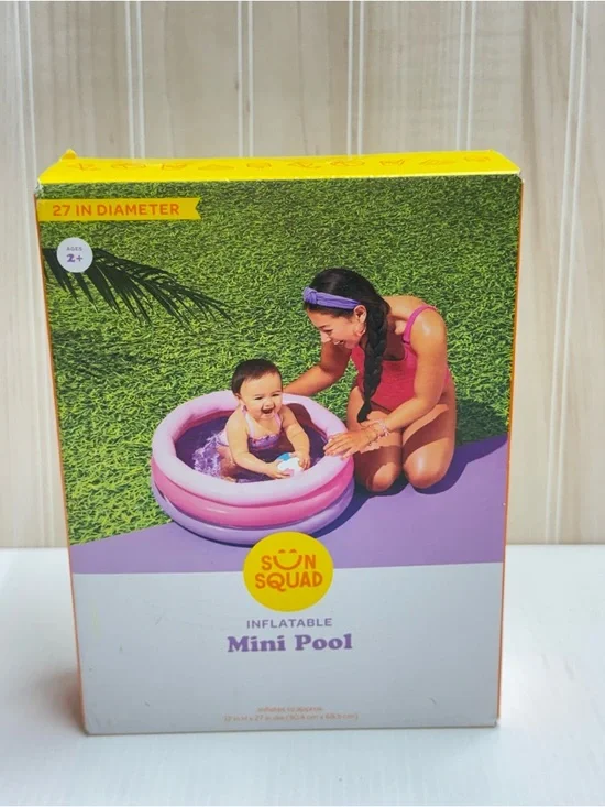 Sun Squad Inflatable Mini Pool - Pink - Picture 2 of 4